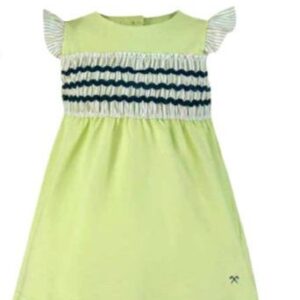Vestido bebe verde lima Nelblu