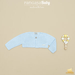 Chaqueta corta celeste bebe Pangasa baby