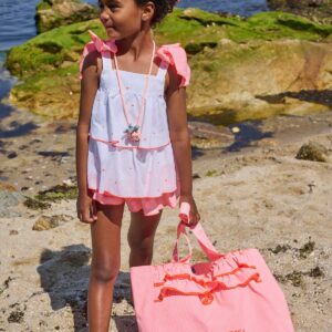 Conjunto Braga volantes + blusa topitos Happy La Martinica