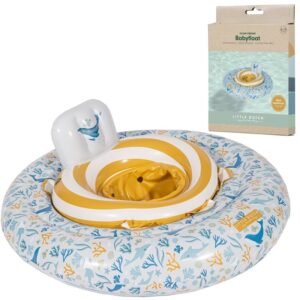 Flotador con asiento de bebé Ocean Dreams azul Little Dutch