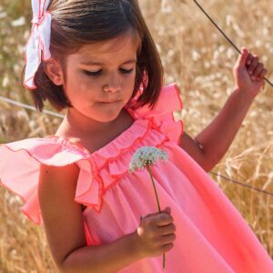 Caftán Vichy Coral Happy La Martinica