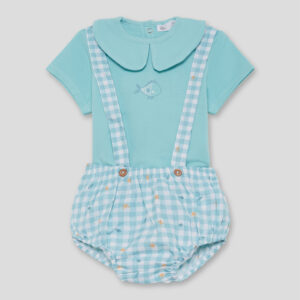 Conjunto Turquesa pololo Vichy Street Monkey