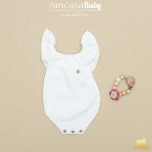 Peto Punto Volante blanco Pangasa baby