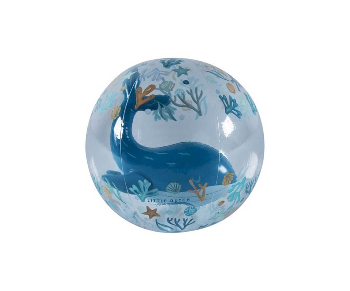 Pelota de Playa 3D Ocean Dreams Blue Little Dutch