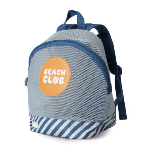 Mochila Infantil Antiarena Stripes Blues & Beyond Monnëka
