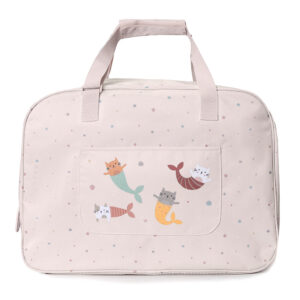 Bolso de Playa con Rejilla Mermaid Cats Monnëka