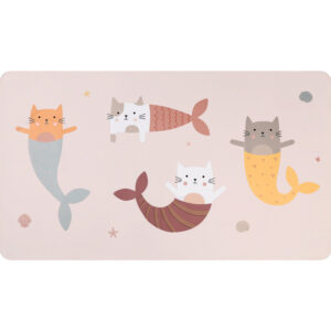 Toalla Playa Microfibra Mermaid Cats Personalizable Monnëka