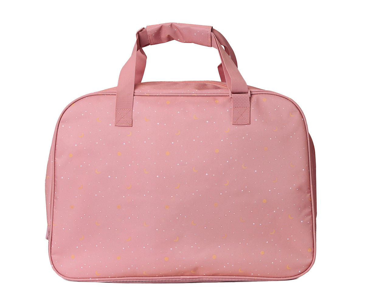 Bolso de Playa con Rejilla Stripes Bloom & Blush Monnëka - Imagen 2