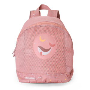 Mochila Infantil Antiarena Whale Pink Monnëka