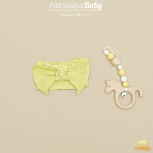 Diadema verano Pistacho Pangasa baby