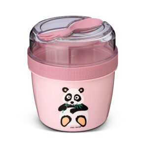 Fiambrera Snack N'ice Cup con Disco Refrigerante Panda Pink Carl Oscar