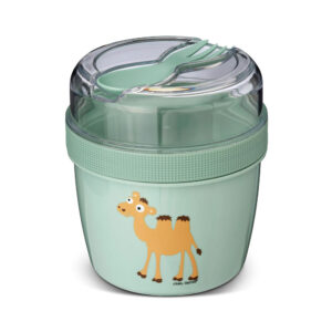 Fiambrera Snack N'ice Cup con Disco Refrigerante Green Camel Carl Oscar