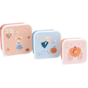 3 Cajas Almuerzo Mouse Fairies Tutete