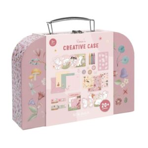 MALETA DE CREATIVIDAD ROSA FAIRY GARDEN little dutch