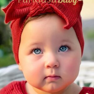 Diadema verano rojo tomate Pangasa Baby