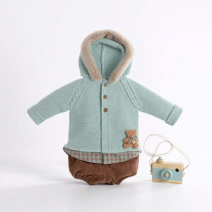 TRAJE 2P PANTALON PANA VICHY MINT Pangasa Baby