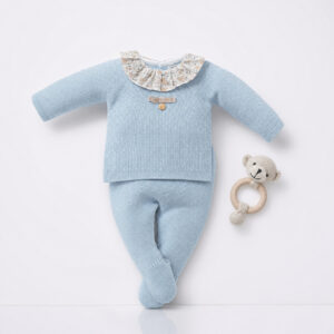 P.PUESTA C.VOLANTE SAND + GORRO Pangasa baby