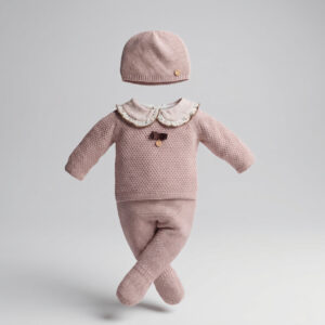 P.PUESTA VINTAGE + GORRO Pangasa baby