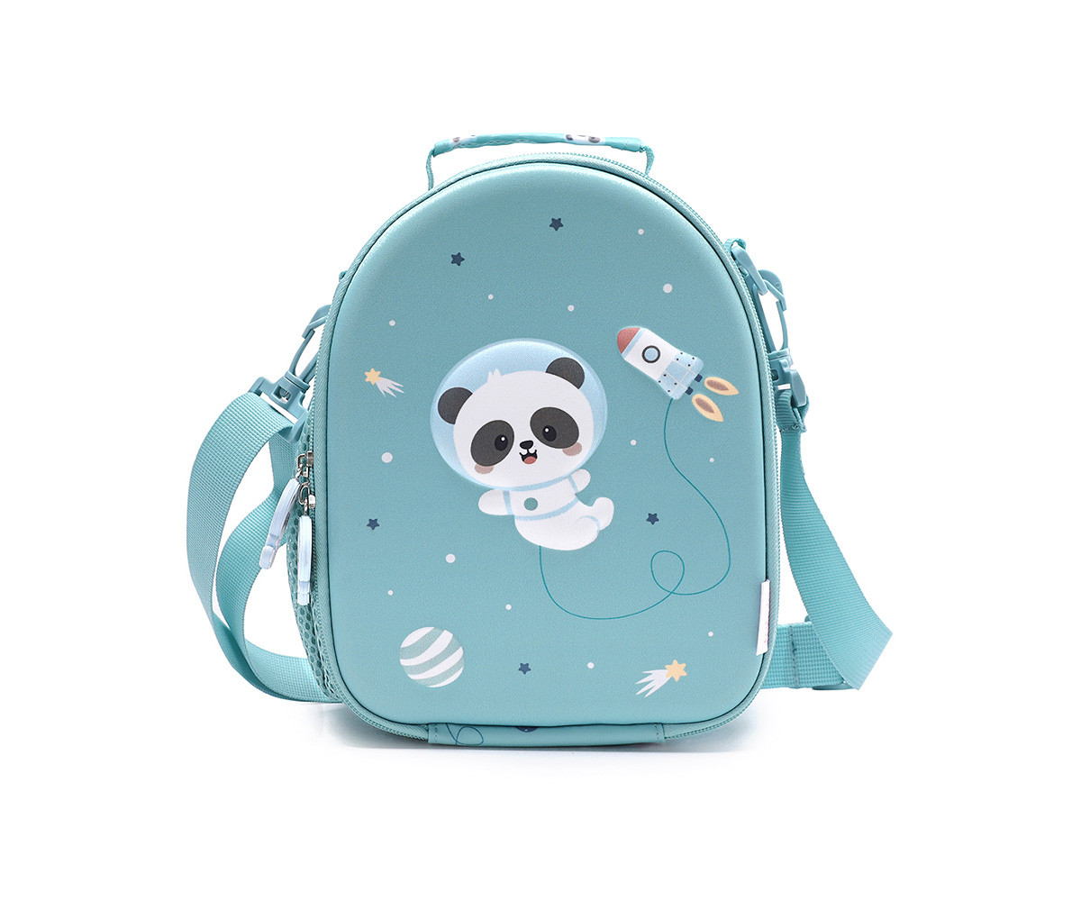 Bolsa Merienda Térmica Personalizable 3D Pandas in Space Tutete