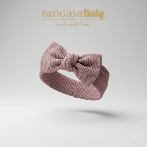 Diadema Lana Rosa Vintage Pangasa Baby