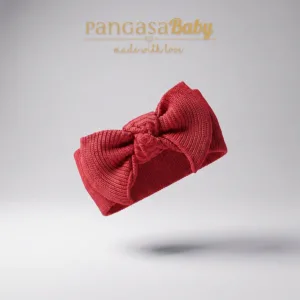 Diadema Lana Rojo Pangasa Baby