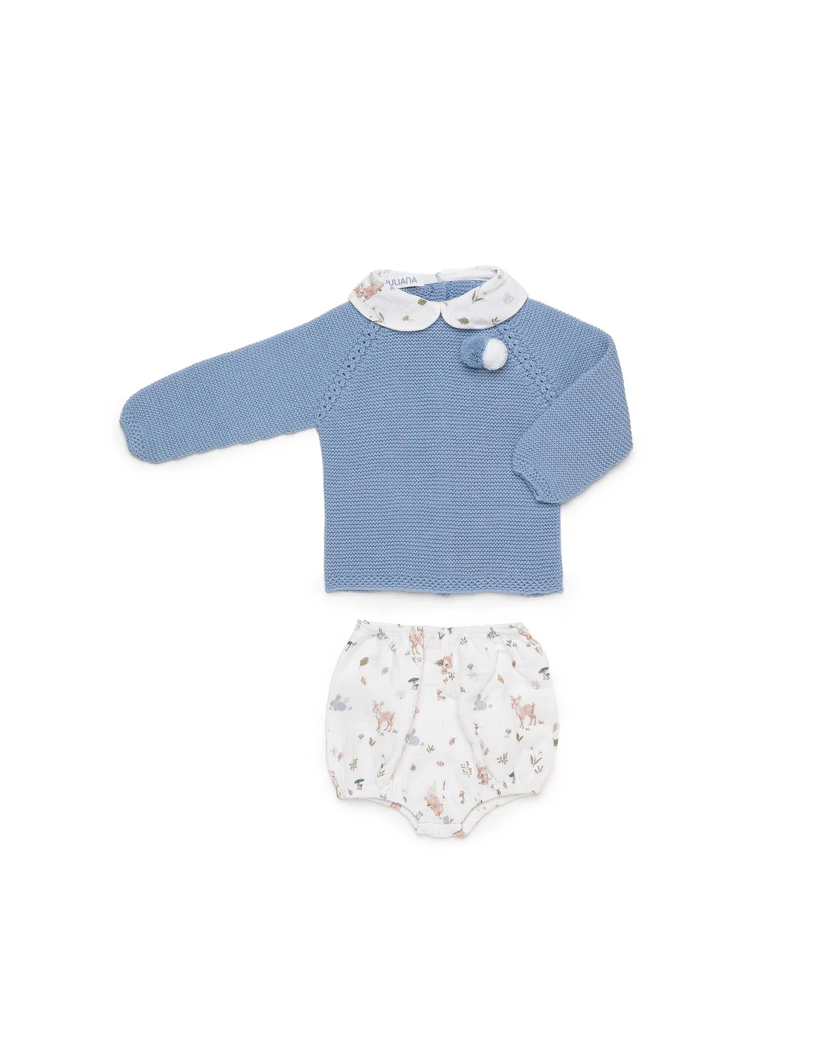 CONJUNTO PANTALON ANIMALITOS JULIANA VISTIENDO BEBES - Imagen 2
