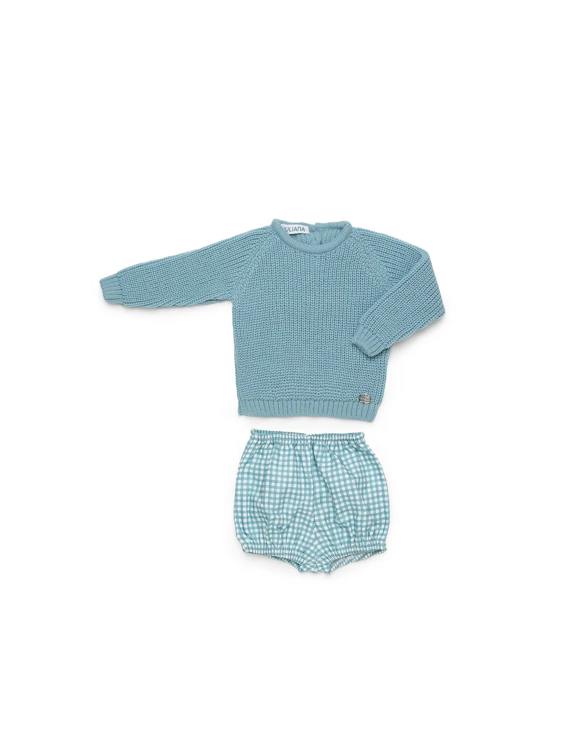 CONJUNTO PANTALON VICHY JULIANA VISTIENDO BEBES - Imagen 3