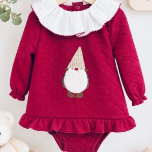 Conjunto Ranita Niña Gnomo Granate - Babidu