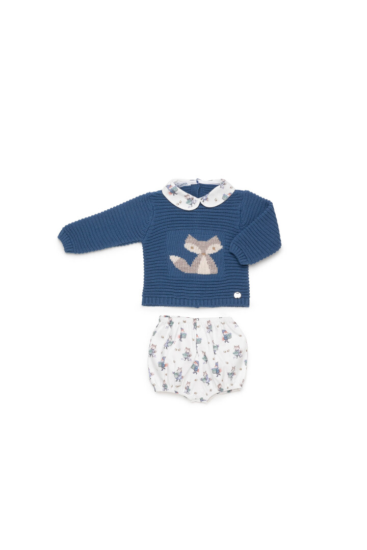 CONJUNTO PANTALON ZORRITOS JULIANA BEBES - Imagen 2