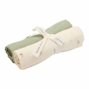 Muselinas 70x70 Forest Treasures & Sage Little dutch