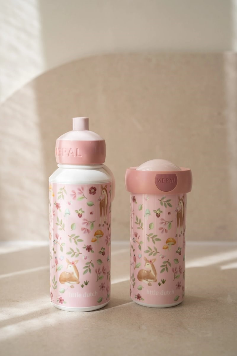 BOTELLA CAMPUS POP-UP 400 ML FAIRY GARD Little dutch - Imagen 3