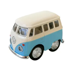 Mini Furgoneta Volkswagen Juguete Azul Beetle Classical