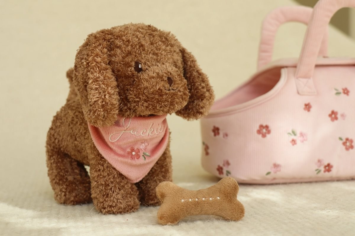 PERRITO PELUCHE JACKIE CON BOLSA LITTLE DUTCH - Imagen 2