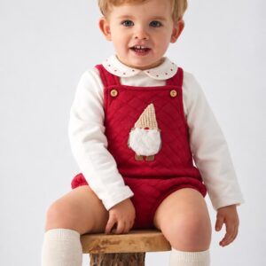 CONJUNTO PETO BEBE NIÑO GNOMO babidu