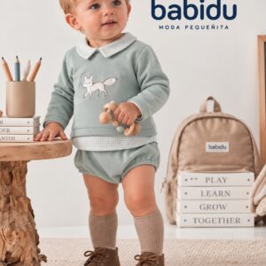CONJUNTO FELPA CUELLO PICO RANITA NIÑO BOSCO BABIDU